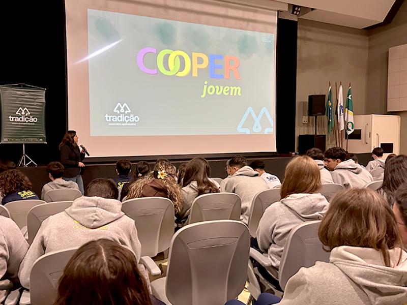 Cooperativa Tradi��o lan�a programa Cooperjovem