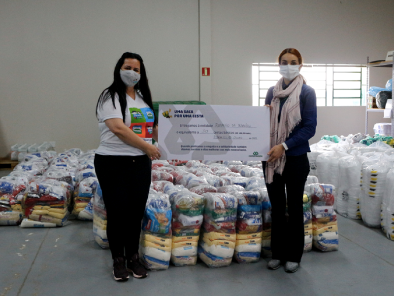 Sucesso: Campanha �Uma saca por uma cesta� arrecada cerca de R$ 130 mil revertidos em doa��es