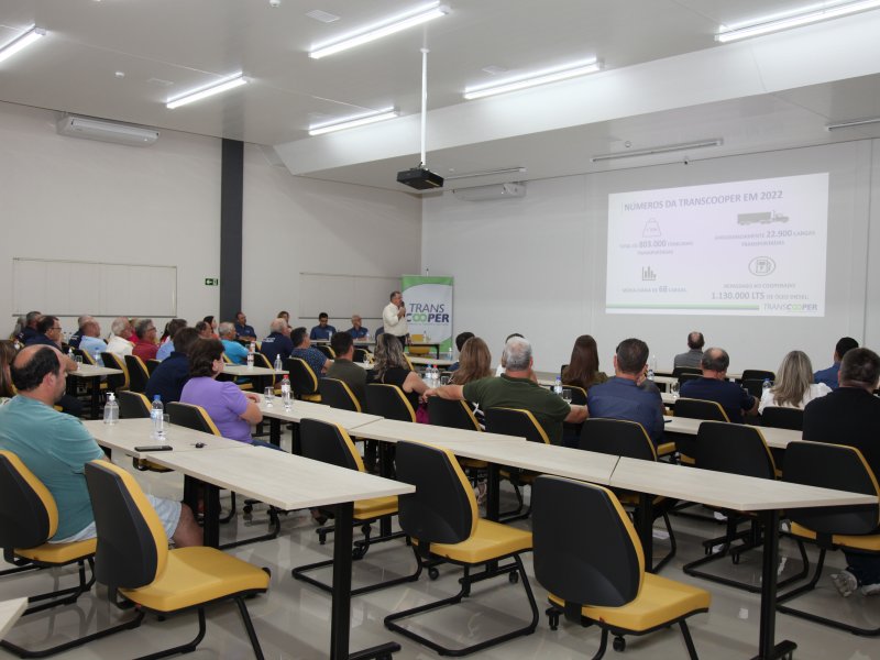 Transcooper realiza assembleia para apresentar resultados de 2022 aos cooperados 