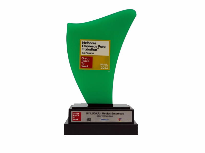 Coopertradi��o se mant�m entre as melhores empresas do Paran� para trabalhar