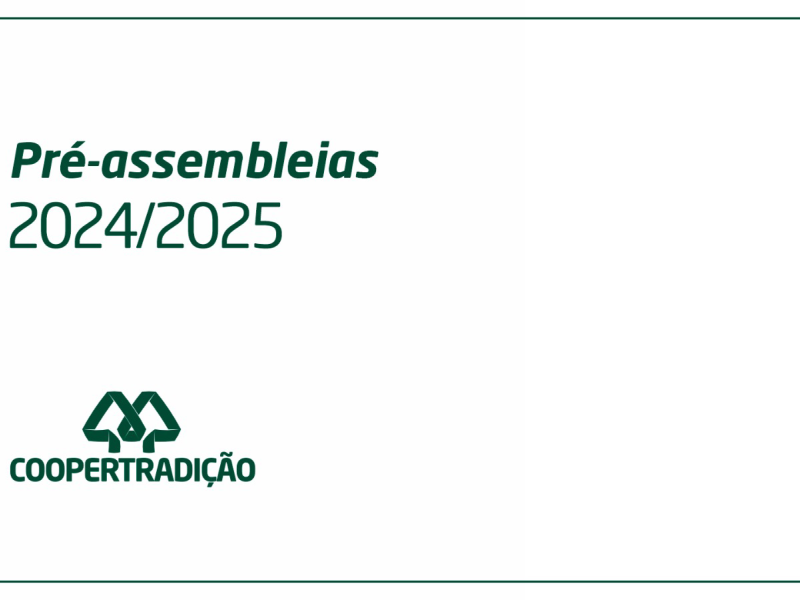 Coopertradi��o realiza suas pr�-assembleias em dezembro