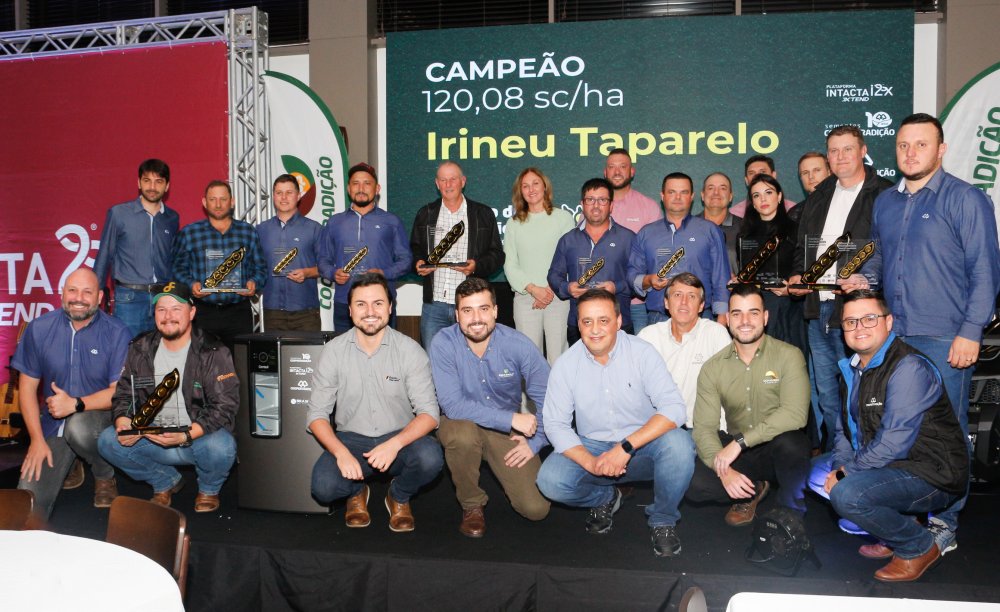 Cooperativa Tradi��o e Intacta divulgam vencedores do Concurso de Produtividade Mundo i2X 2024/2025