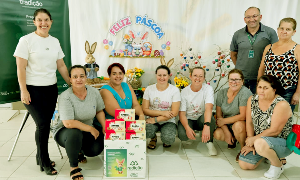 P�scoa Solid�ria distribui mais de 4 mil caixas de chocolate