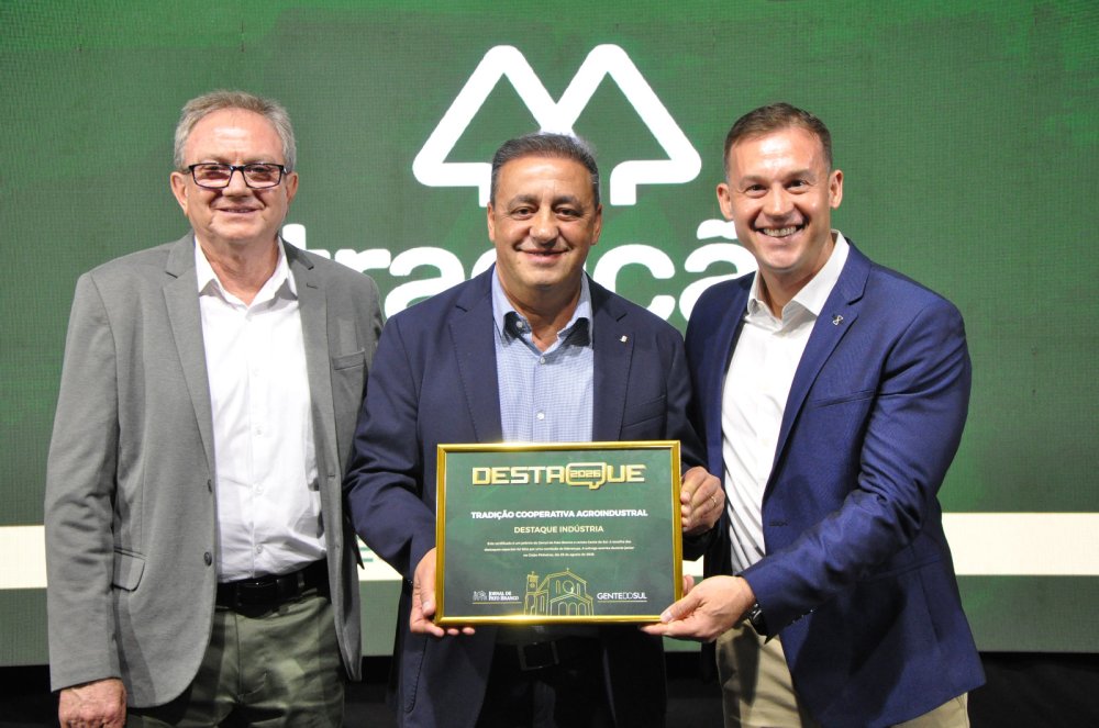 Tradi��o recebe Pr�mio Destaque 2026 na categoria Ind�stria